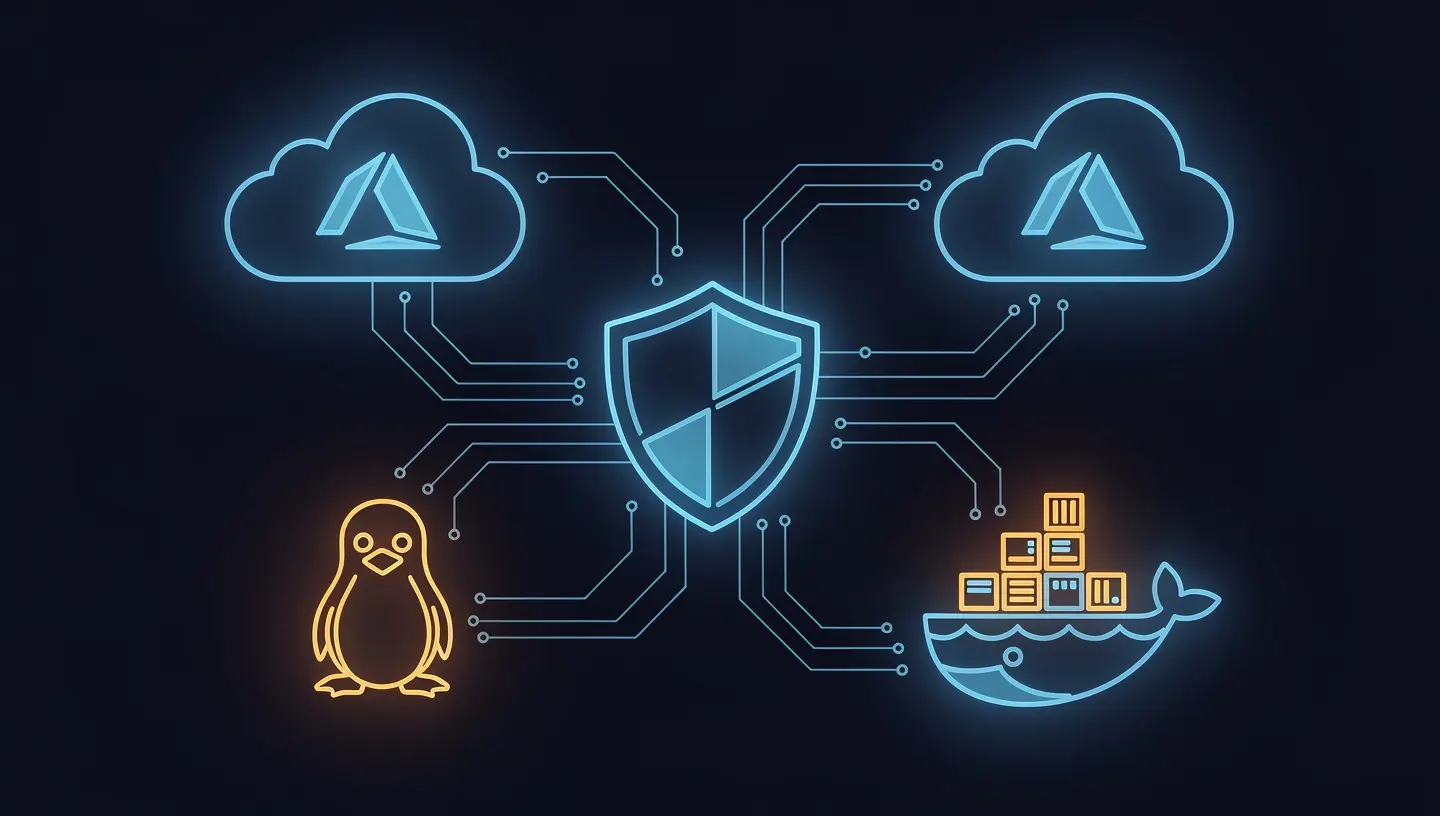 Azure, Linux, Docker, Security — technology ecosystem